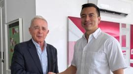 Petro condena la presunta alianza Noboa-Uribe.