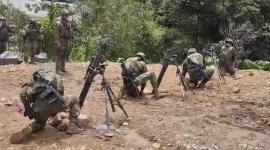 El Ejército realizó acciones para enfrentar la minería ilegal en Carchi.
