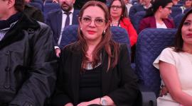 La jueza Daniella Camacho, aspirante a fiscal General del Estado, durante la rendición de cuentas de la Defensoría del Pueblo, el 22 de abril de 2026.