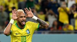 Neymar, jugador de la selección de Brasil.