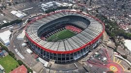 Imagen aérea del estadio Azteca, uno de los escenarios en los que se jugará el Mundial FIFA 2026.