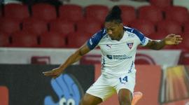 Liga de Quito en un partido ante Mirassol de Brasil por la Copa Libertadores