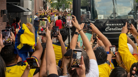 La Tri recibe el respaldo de hinchas ecuatorianos en Columbus, Ohio