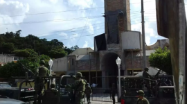 Soldados mexicanos en Veracruz