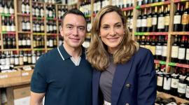 Foto de congresista María Elvira Salazar con presidente Daniel Noboa.