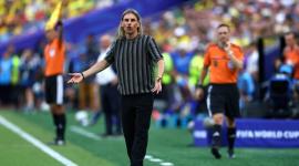 Sebastián Beccacece, DT de Ecuador, en el partido ante Curazao por el Mundial 2026.