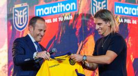 El presidente de la FEF, Francisco Egas, habló de Ecuadr en el Mundial