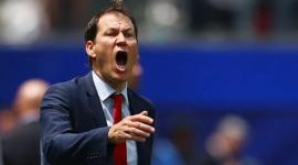 Rudi García durante un partido de España vs. Bélgica en el Mundial 2026.