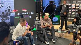 Nilson Angulo durante un evento en Quito.
