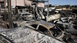 Los incendios cerca de Madrid ralentizan su avance.