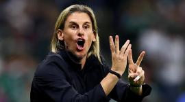 Sebastián Becaccece en el partido de Ecuador ante México en el Mundial 2026.