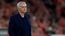 José Mourinho, DT de Real Madrid, dirigiendo un partido.