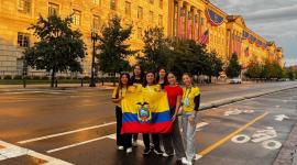 La profesora Daniela Recalde llegó a Washington junto a otros docentes ecuatorianos para la semana de orientación del programa Participate Learning.