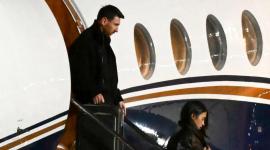 Lionel Messi y su esposa Antonela Roccuzzo llegaron a Argentina para despedir a Jorge Messi.
