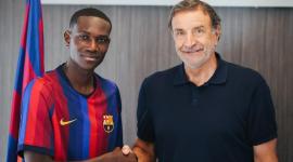 El ecuatoriano Josué Caicedo firmó su contrato con el FC Barcelona B.
