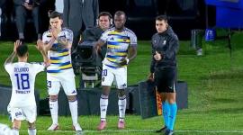 El ecuatoriano Enner Valencia debutó con Boca Juniors en la Copa Sudamericana.