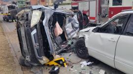 Cierre vial en la av. De las Américas tras aparatoso accidente de tránsito en Cuenca