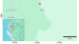 Temblor de 5,5 en Loreto, Perú, se siente en Morona Santiago; autoridades descartan tsunami