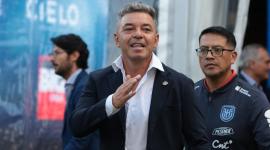 Marcelo Gallardo tras su presentación como DT de la Selección de Ecuador.