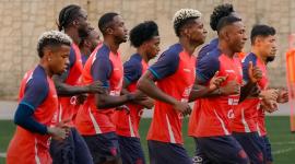 Un entrenamiento de la Selección de Ecuador en suelo asiático.