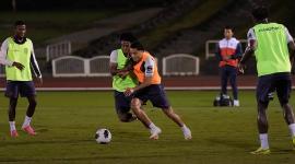 Entrenamiento de la Selección de Ecuador en Tokio.