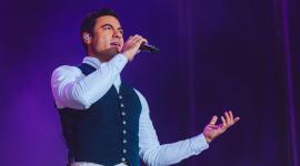 El cantante mexicano Carlos Rivera en uno de sus conciertos.