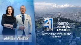 Revise las noticias más destacadas de Quito en la Primera Emisión del Noticiero 24 Horas de este martes 20 de mayo del 2025.
