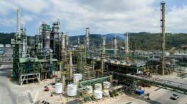 Así luce la Refinería de Esmeraldas, ubicada en la provincia con el mismo nombre.