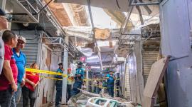 Un atentado con explosivos dejó daños materiales en los locales de La Bahía, en Guayaquil.