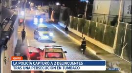 Luego de una intensa persecución, la Policía Nacional capturó a dos hombres en la parroquia de Tumbaco, en el nororiente de Quito. Los sujetos son acusados de robar a ciudadanos de la parroquia de Puembo.

Vía: Juan Miguel Rodríguez