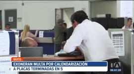 Los vehículos cuyas placas terminen en cinco serán exonerados de la multa por calendarización en Quito. Esto, debido a los problemas en el sistema de la Agencia Nacional de Tránsito.

Vía: Juan Miguel Rodríguez