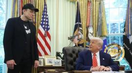 El presidente Donald Trump y Elon Musk en el Despacho Oval de la Casa Blanca.
