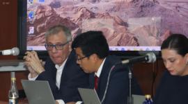 Jorge Glas, exvicepresidente de Ecuador, en una diligencia en la Corte Nacional de Justicia en Quito este viernes 6 de junio del 2025.