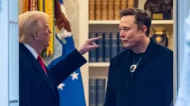 Donald Trump y Elon Musk reunidos en la Casa Blanca.