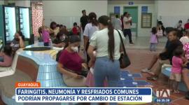 Enfermedades respiratorias como la faringitis, neumonía y resfriados comunes podrían propagarse con mayor rapidez debido a los cambios climáticos que atraviesa Guayaquil.

Vía: Ricardo Cruzatty
