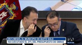 Solo el 21% del presupuesto que tiene el Municipio para hacer obras en Quito se ha ejecutado en lo que va del año. Ninguna administración zonal supera el 10% de ejecución..
Vía: Stephany Paz