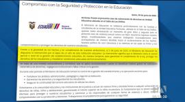 Tras el caso de un supuesto abuso a 20 niños en una unidad educativa privada ubicada en el suroriente de Quito, el Ministerio de Educación informó que intervendrá la institución por el lapso de un año. 

Vía: Nathalie Jiménez