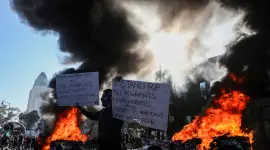 En Los Ángeles se registran protestas desde hace una semana en contra de las políticas migratorias de Donald Trump.