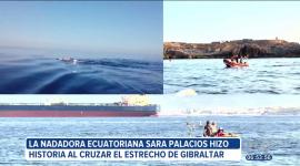 La ecuatoriana, Sara Palacios, cruzó nadando el Estrecho de Gibraltar, y marcó un hito en la historia. 

Vía: Mishell Villacís
