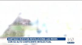 Santiago, un pequeño con un alto coeficiente intelectual, que está revolucionando las redes sociales. El menor lidera la plataforma "Fábrica de genios" y programas ambientales para salvar al planeta.
Vía: Mishell Villacís
