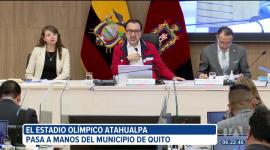 El Estadio Olímpico Atahualpa pasa a manos del Municipio de Quito. Los ediles aprobaron con 14 votos la reversión de la donación de este predio.
Vía: Brigette Mancheno