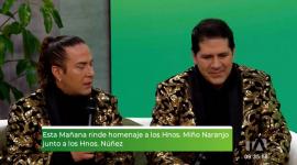 Los Hermanos Nuñez nos deleitan con su música en el set de esTAmañana
