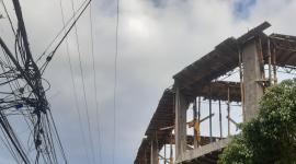 El Ministerio de Cultura colocó el sello de suspensión en la construcción en Guápulo.