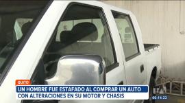 Un hombre fue estafado al comprar un vehículo con alteraciones en su motor y chasis. Años después el auto sigue retenido y no hay una resolución.

Vía: Nathalie Jiménez