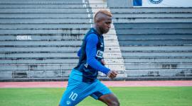 El jugador Miller Bolaños durante un entrenamiento del Guayaquil City,