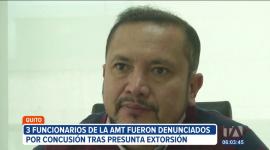 Tres funcionarios de la Agencia Metropolitana de Tránsito enfrentan una denuncia por concusión, luego de ser acusados de extorsionar a conductores del transporte público. 

Un reportaje de Juan Miguel Rodríguez