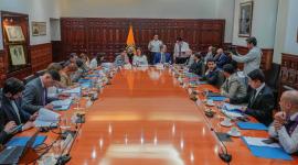 Los representantes de 17 instituciones del Estado participaron en la reunión realizada en la Vicepresidencia el martes 17 de junio del 2025.