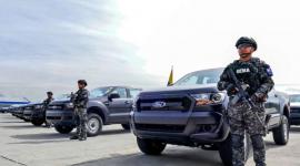 El Gobierno entregó, en 2023, vehículos blindados a la Policía Nacional