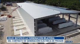 Esta madrugada, Celec notificó la terminación unilateral del contrato de generación eléctrica con Progen, para la central El Salitral.
Un reportaje de Fausto Yépez