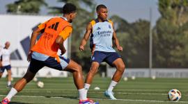 El deantero francés en un entrenamiento de club. El atacante no ha podido jugar un minuto con su club en el Mundial de Clubes